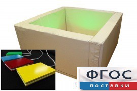 Сухой бассейн интерактивный с клавишами управления (150х150х66 сантиметров) - fgospostavki.ru - Асбест