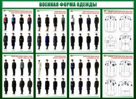 Стенд "Военная форма одежды" - fgospostavki.ru - Асбест